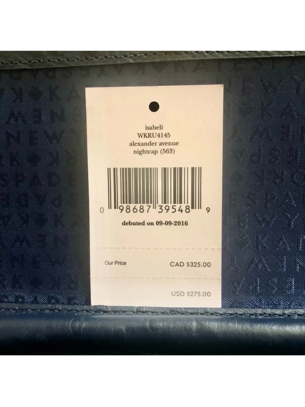kate spade centered spade york
